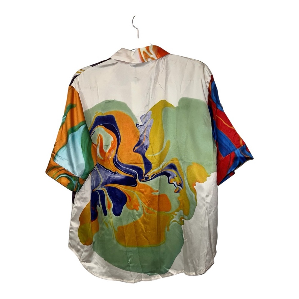 COMMENSE Satin Print Drawstring Skirt Set
Maxi- Multicolor, Size Small NWT - Picture 5 of 13